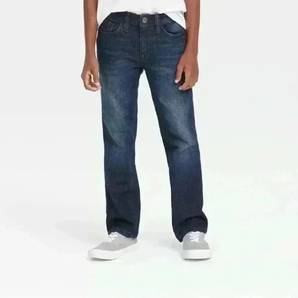 Boys' Stretch Straight Fit Jeans - Cat & Jack™
Blue 6
